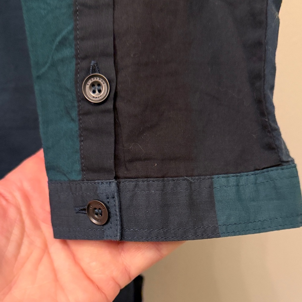 🔥Final Price-No Offers ✅ Burberry Brit Women’s Plaid Button Front Shirt Top S - Picture 12 of 12